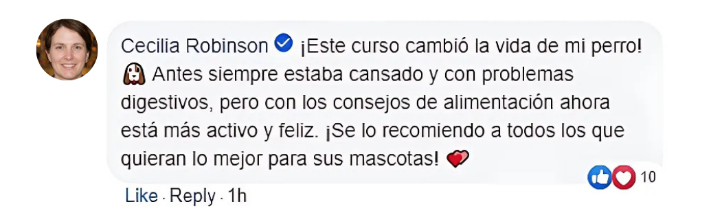 Comentario sobre el curso "Mascotas sanas"